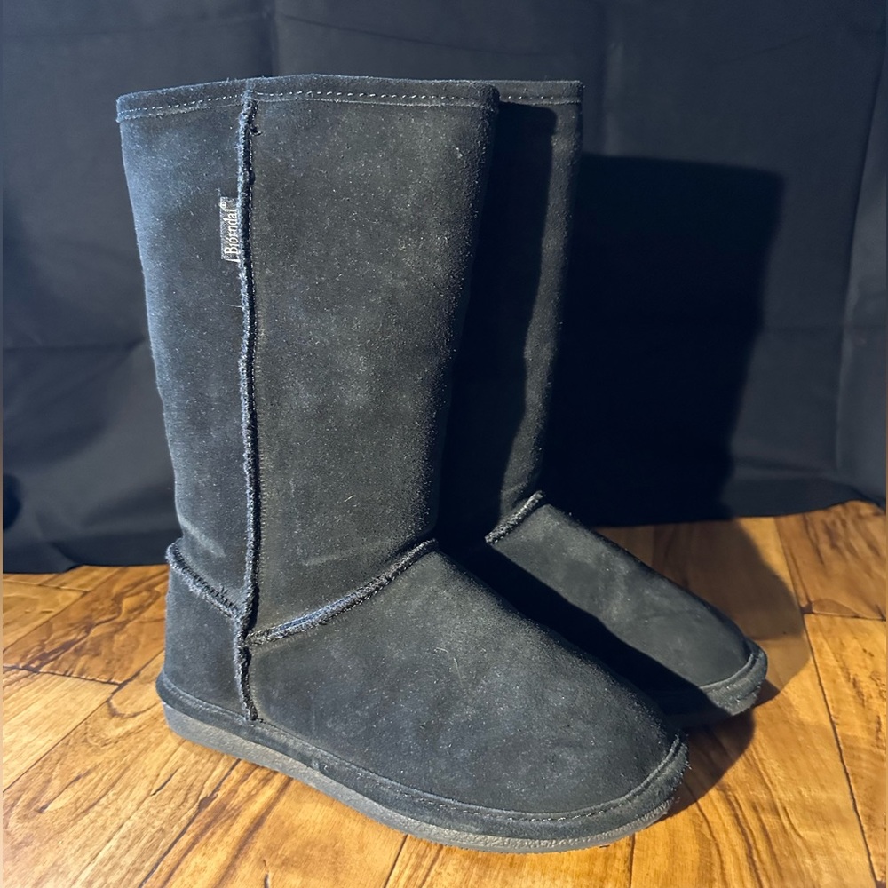 Black suede Björndal boots